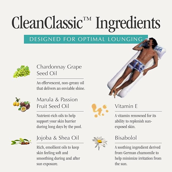 Vacation Chardonnay Oil SPF 30 Duo, Hydrating & Nourishing, Lightweight, Transparent on All Skin Tones, Water-Resistant, Travel Size Sunscreen Two-Pack, 3.4 Fl. Oz. Each