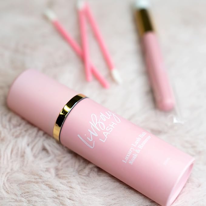 LIVBAY New Lash Bath + Brush Combo - Aftercare Foaming Cleanser for Eyelash Extension | Lash Bath | Oil Free & Gentle Formula (Professional Use Only)