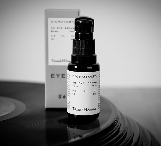 TRIUMPH & DISASTER | Dichotomy Eye Serum | Anti-Aging, Targeting Dark Circles, Crows Feet & Puffiness for Men - 0.5 fl oz