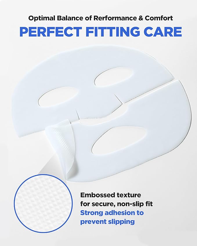 WELLAGE Real Hyaluronic Glow Booster PDRN Hydrogel Face Sheet Mask - Over night Face Masks for Deep Moisture Plumping and Radiant Skin - Korean Skincare, 5 Sheets