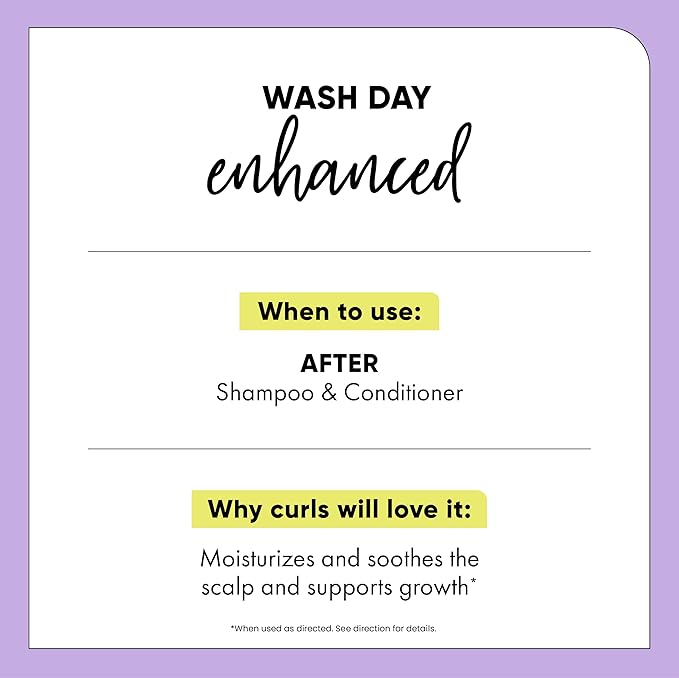 HASK Texture Series Strengthening Scalp & Hair Oil with Castor, Baobab & Black Seed Oils for Curly, Coily & Kinky Hair, Gluten-Free, Sulfate-Free, Cruelty-Free – 4 fl oz