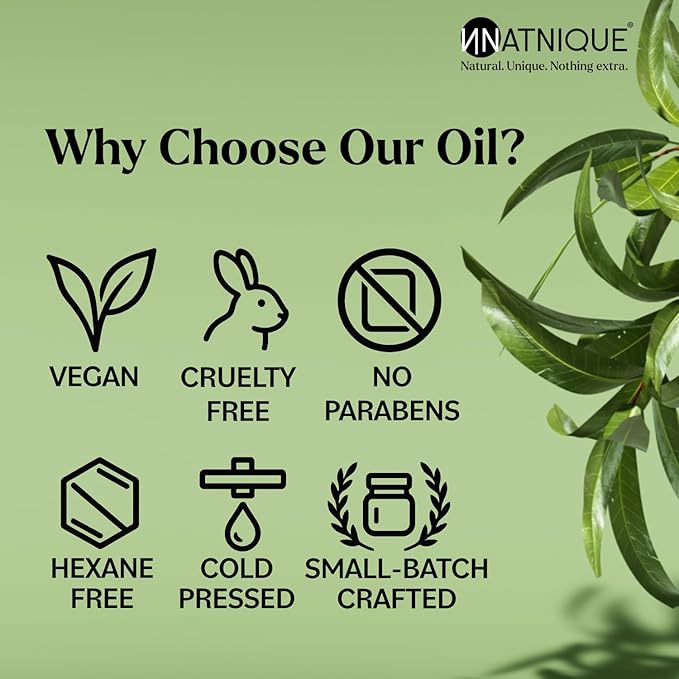 Natnique Organic Jojoba Oil 2oz – Nail Brush Included – USDA Certified, Cold Pressed, Unrefined & Hexane-Free – Pure Moisturizer for Hair, Face, Skin, Beard, Scalp, Nails & Cuticles – Natural Care