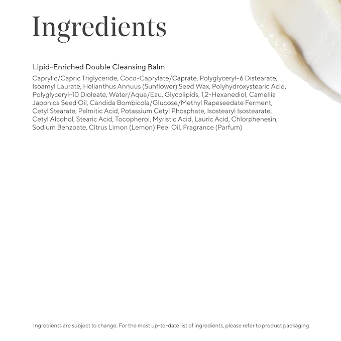 Murad Lipid-Enriched Double Cleansing Balm - Hydrating Balm-to-Oil Face Cleanser & Makeup Remover – Removes Long-Wear Makeup & SPF – Barrier Repair with Ceramides & Camellia Oil – 1.7 Fl Oz