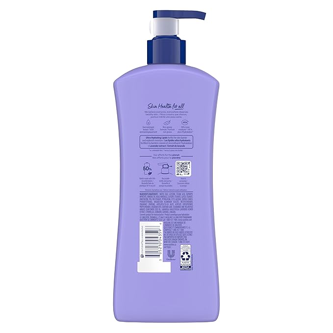 Vaseline Intensive Care Calm Healing Body Lotion 3 count for Dry Skin Made with Ultra-Hydrating Lipids and Lavender Extract to Heal and Restore Dry Skin 20.3 oz