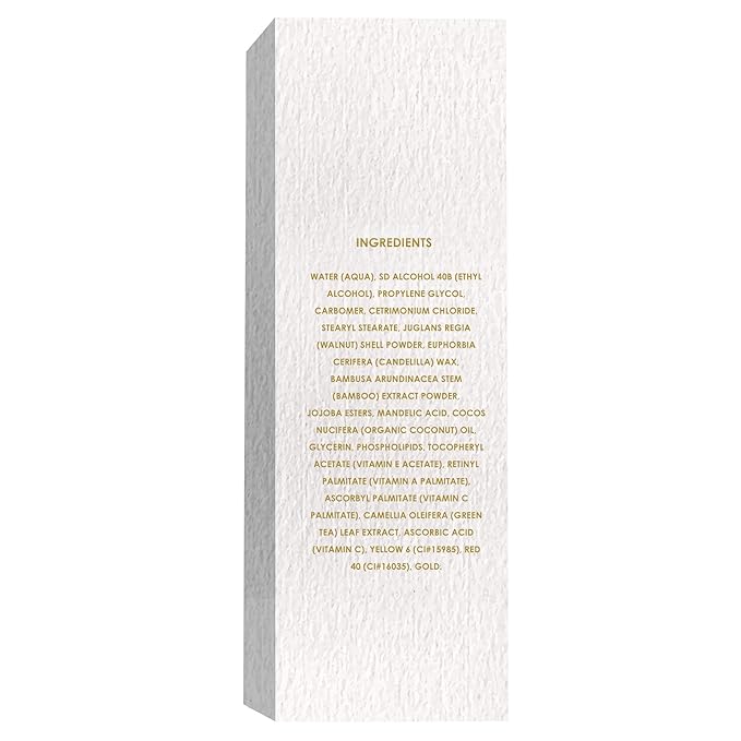 OROGOLD White Gold 24K Multi-Vitamin Deep Peeling - Facial Exfoliator with Gold, Walnut, Coconut, Green Tea, Mandelic, Vitamins A C E - 1.76 Fl. Oz.