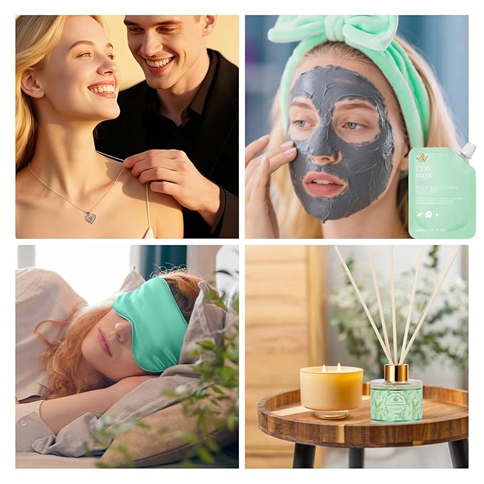 35 Pcs Christmas Gifts for Women, Tea Tree Spa Gift Basket, Face Skin Care Set, Bath & Body Gift Set, Self-Care Relaxation Gift, Diffuser, Serum, Bath Bomb, Birthday, Mother's Day, Valentines, Wife