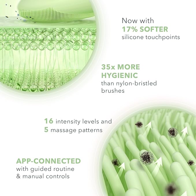 FOREO LUNA 4 Face Cleansing Brush - Massager - Anti Aging - Enhances Absorption of Facial Skin Care Products - Simple Skin Care Tools - Combination Skin