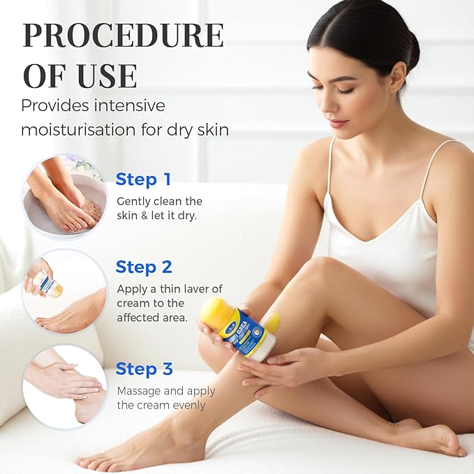 Urea Foot Care Stick 60% Urea with 2% Salicylic Acid, 2025 Upgraded Foot Cream for Dry Cracked Feet, Knees, Elbows, Hands, Foot Lotion Heel Stick for Men Women (Peach)