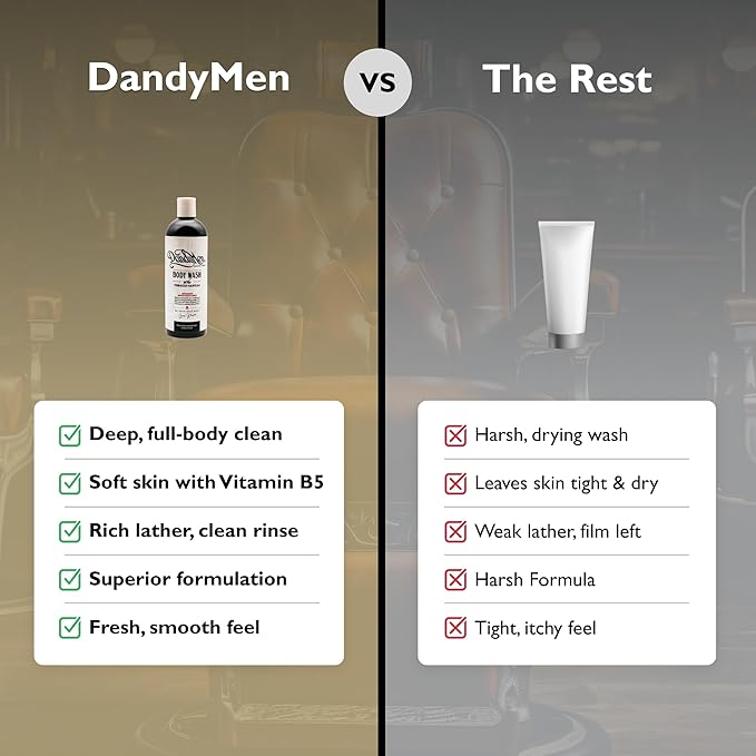 Hydrating Bodywash for Men – 16oz (1-pack, Tobacco Vanilla)