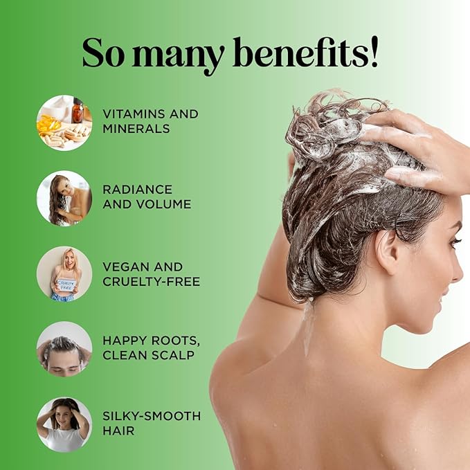 Folimax Biotin Shampoo for Thinning Hair - Volumizing Biotin Shampoo for Men & Women's Fine and Thin Hair with Zinc & Rosemary Oil - Color Safe Vegan Sulfate Silicone & Paraben Free (Rosemary Scent)