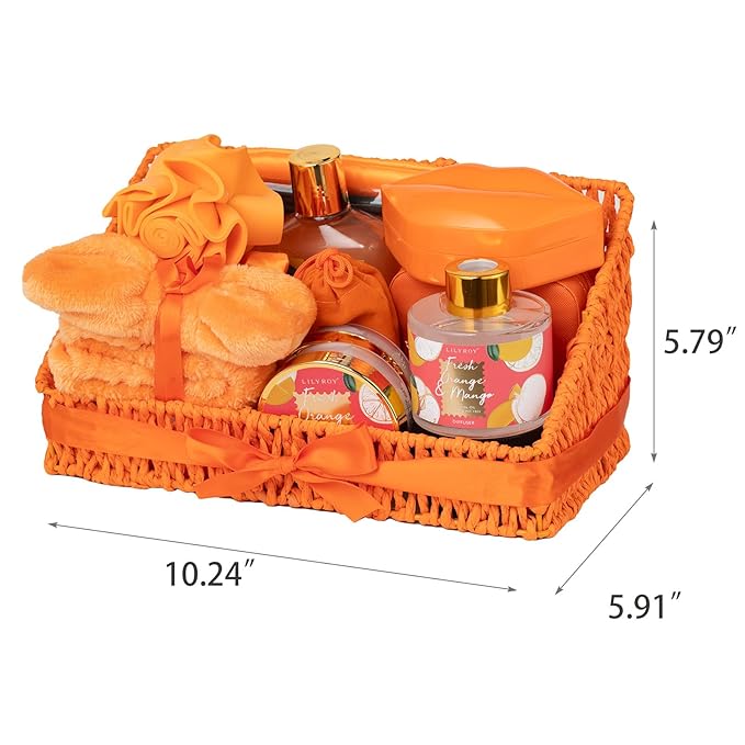 Christmas Gifts for Women Gift- 23-Piece Bath & Body Gift Basket Set for Women, Bath Gift Set, Spa Gift Baskets | Mothers Day Gifts for Mom, Valentine's, Birthday Gifts, All Occasion Present for Her