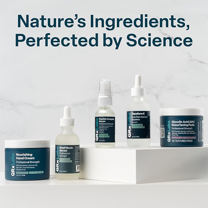 QRxLabs Chemical Peel Neutralizer Spray - Glycolic Acid Peel Neutralizer - pH Balancing Mist for Skin Care - Hydrating Toner for Facial Peels - 2 Fl Oz