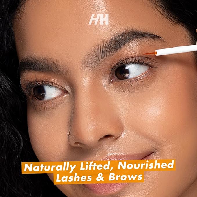 Handmade Heroes 100% Natural Vegan Lash & Brow Serum – Rosemary & Pumpkin Seed Oil for Fuller, Thicker Looking Eyelashes, Eyebrows – Gentle & Nourishing Formula Prostaglandin Free