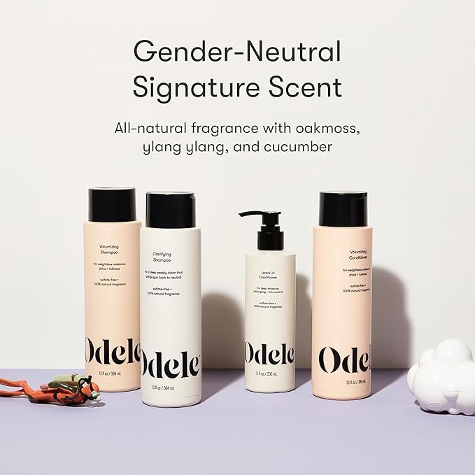 Odele Volumizing Sulfate-Free Shampoo & Conditioner Gift Set, Adds Moisture, Shine, and Fullness for Straight or Wavy Hair Types, 13 Fl Oz Each (2-Pack)