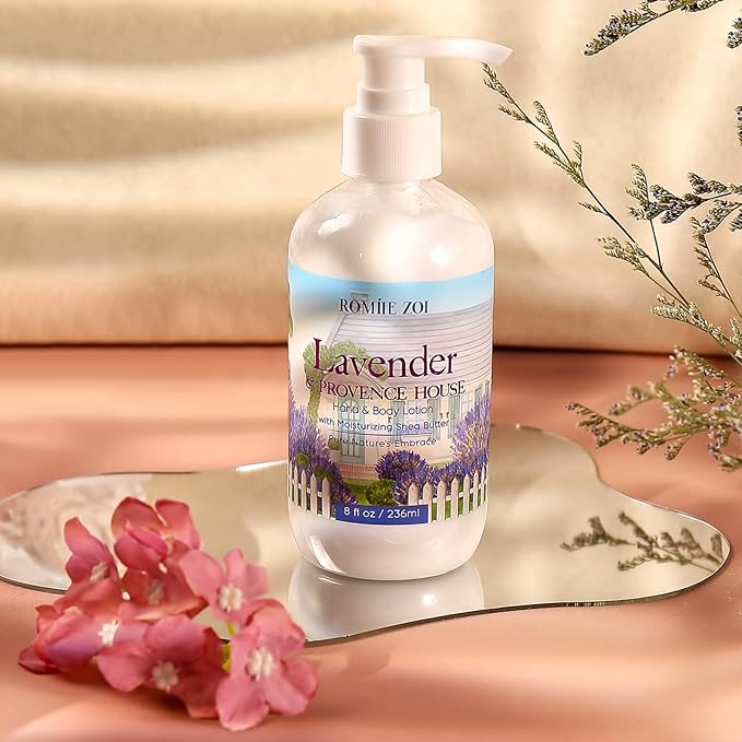 ROMIIE ZOI Daily Hand & Body Lotion with Moisturizing Shea Butter - Lavender & Rosemary - 236 ML / 8 FL OZ