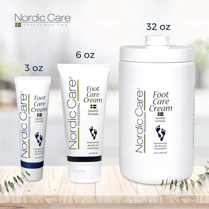 Nordic Care Foot Care Cream Intensive Repair | 10% Urea Treats Severely Dry Feet & Cracked Heels | Noticeable Results In Days
