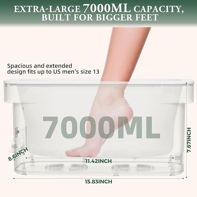 7000ml Paraffin Wax Machine for Hand and Feet-White Hand Wax Paraffin Machine for Hands with 10pcs Aloe Vera Paraffin Bath Refills,Ideal Gifts for Women
