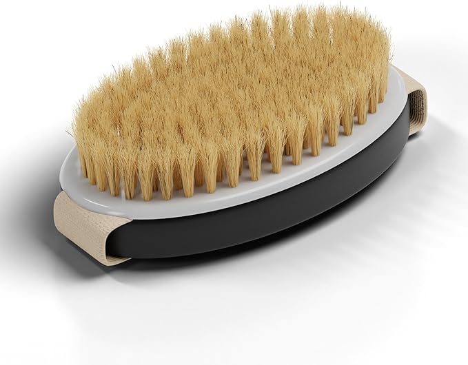 Bearback Dry Brushing Body Brush. Natural Bristle Exfoliating Brush. Smooth Skin | Cellulite Treatment | Lymphatic Drainage | Blood Circulation. Fits Original Bearback Handle. American Small Business