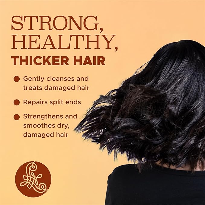 Luseta Hair Growth Shampoo with Turmeric & Collagen, Thickening Volumizing Shampoo for Women and Men with Thinning or Oily Hair, Color Safe, Sulfate and Paraben Free, 16.9 Oz