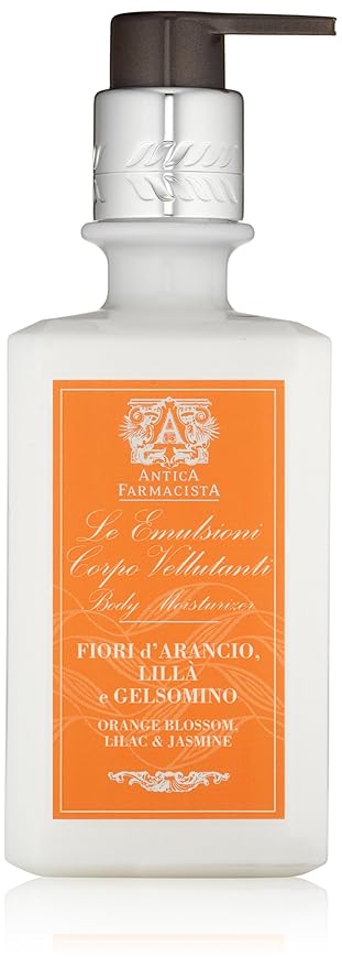 Antica Farmacista Body Moisturizer - Scented Moisturizing Lotion with Aloe Vera, Green Tea & Sweet Almond Oil - Luxury Gift for Any Occasion - Orange Blossom, Lilac & Jasmine, 10 fl oz