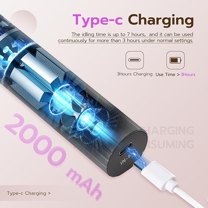 Electric Foot Callus Remover, Adjustable Speed Rechargeable Foot Sander Pedicure Tools for Feet Dead Skin with Sandpaper Disk and Nail Drill Bits,Equipped with Digital Display（Dark Gray）