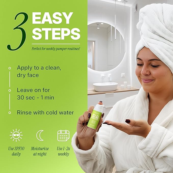 Ebanel Chemical Peel for Face, AHA BHA Exfoliator, Glycolic Acid Peel, Salicylic & Lactic Acid Face Peeling Gel, Infused with Green Tea & Chamomile for Acne Scars, Dark Spots, Wrinkles, Fine Lines