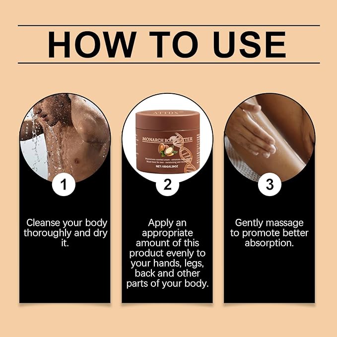 Pheromone Scented Cream, Body Butter for Men, Cologne Body Butter for Men, Pheromone body butter for men, Hydrates and moisturizes to enhance attractiveness (2)
