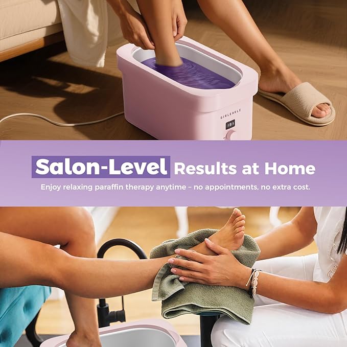 Paraffin Wax Refills 10 Packs for Paraffin Wax Bath Machine - for Dry Cracked Skin on Hands, Feet, Elbows - Moisturizing Hydration to Relieve Stiff Muscles & Joints (Lavender)