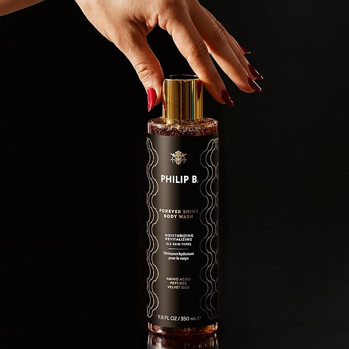 PHILIP B. Forever Shine Luxury Body Wash - Moisturizing and Revitalizing, 11.8 oz (350ml)