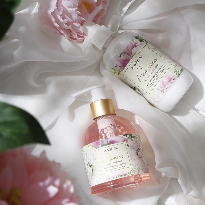 ROMIIE ZOI Daily Hand & Body Lotion with Moisturizing Shea Butter - Peonies - 236 ML / 8 FL OZ