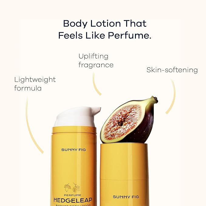 Korean Perfume Radiant Body Lotion Sunny Fig | Golden Fruity Notes with Bright Citrus | Clean Beauty, Niacinamide Care & Long-Lasting Softness (5.07 fl oz)