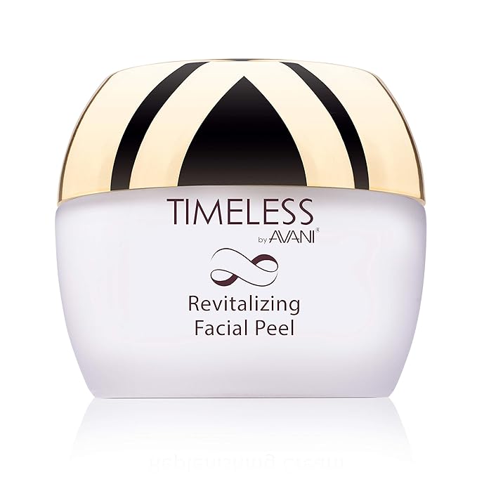 Timeless by AVANI Revitalizing Facial Peel | Enriched with Natural Plant Extracts and Vitamins E & C | Removes Dead Skin Cells, Excess Oil, Dirt, & All Other Impurities - 1.7 fl. oz.