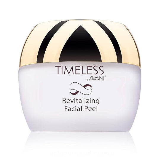 Timeless by AVANI Revitalizing Facial Peel | Enriched with Natural Plant Extracts and Vitamins E & C | Removes Dead Skin Cells, Excess Oil, Dirt, & All Other Impurities - 1.7 fl. oz.