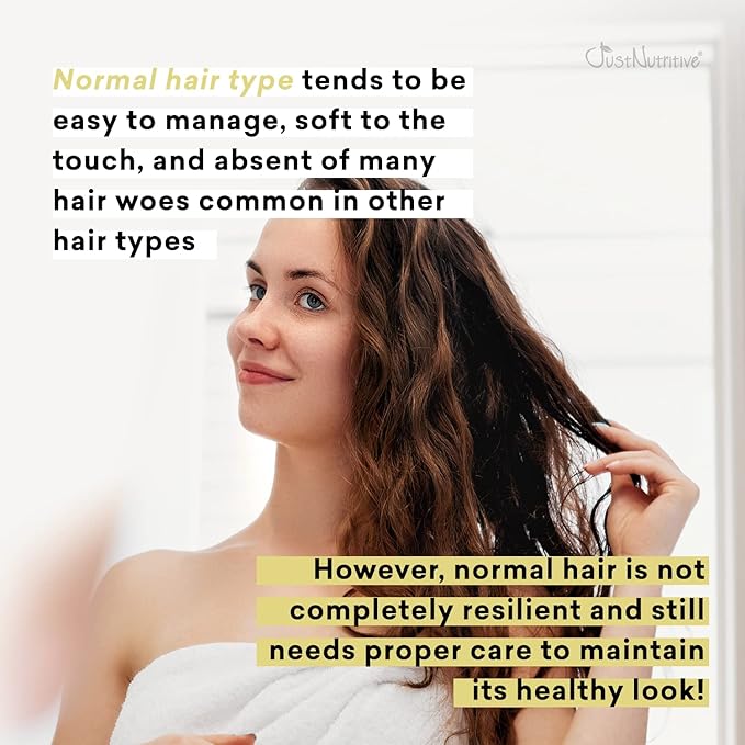 Just Nutritive Normal Hair Shampoo | Best Shampoo for Normal Hair Types | Leaves Hair Fresh & Great