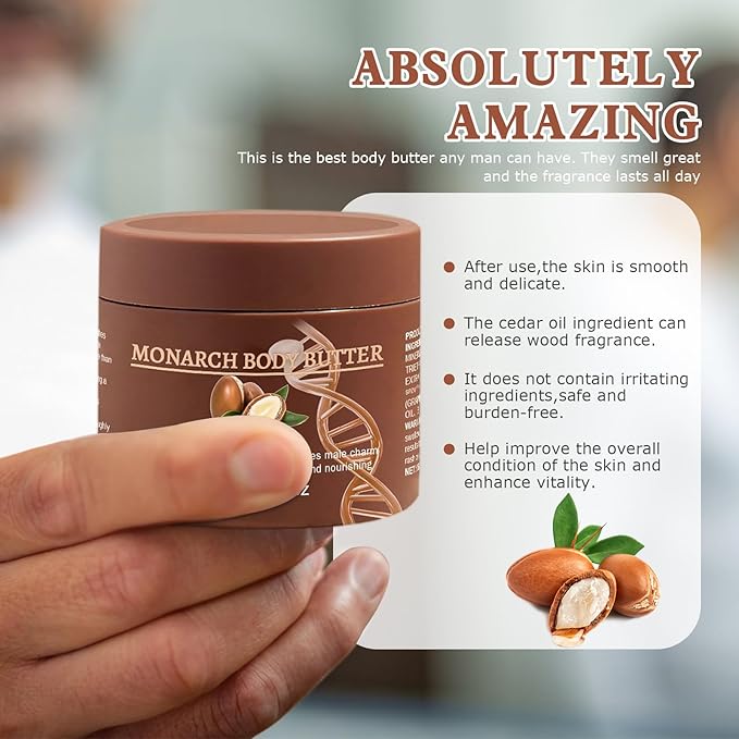 fugit Crowned SKLN Body Butter For Men,Pheromone Scented Cream,Cologne Body Butter for Men,Pheromone body butter for men,Hydrates and moisturizes to enhance attractiveness