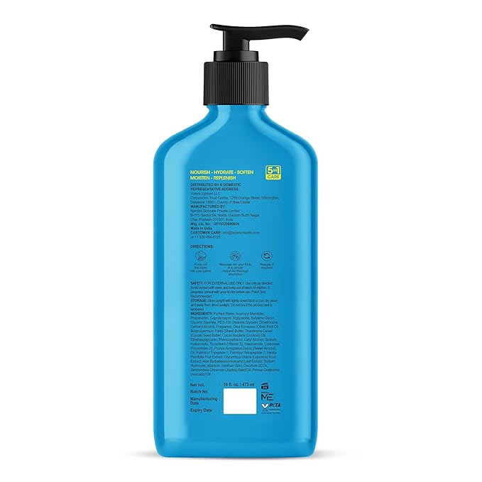 Botanic Hearth Vanilla & Peptide Body Lotion 16 fl oz | Soft & Smooth Skin | 5 Oil Blend & Butters | 5-in-1 Care | Paraben Free, Dye Free | Daily Moisturizing Lotion for All Skin Types