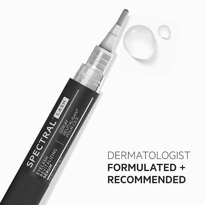 DS Labs Spectral.LASH Eyelash Conditioning Serum - Supports Longer, Fuller, Thicker, Looking Lashes, Safe for Lash Extensions, Oil-Free, Paraben & Sulfate Free, Cruelty Free