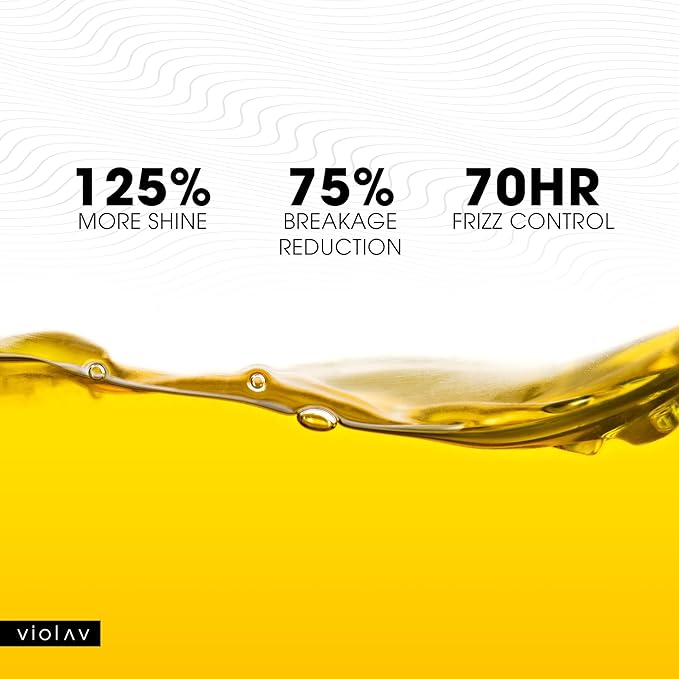 Hair Oil for Frizzy Hair | Hair Growth Oil, Heat Protectant, Instant Shine, Strong Care Serum for Split Ends & Curls - Hair Perfume, Travel Size, Damaged, Dry Oils Curly Hair & Anti Frizz Control