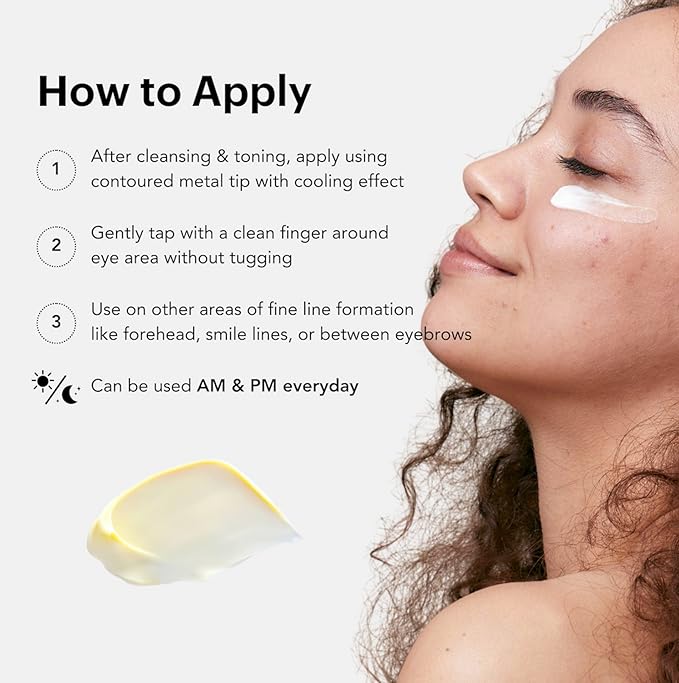 One Perfect Firming + Plumping Eye Cream with Hyaluronic & Ceramide Niacinamide Shea Butter Fruit + Flower Oils for a refreshed, Smooth Look, New & Improved Formula 20ml/0.68 fl. oz.