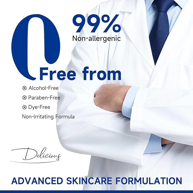 Deep Cleansing Blue Clay Mask for Face, Kaolin Clay Masks for Blackheads and Pores with Niacinamide for Even Out, Hydrating Mud Mask with Brush for All Skin Types（5.3 oz）