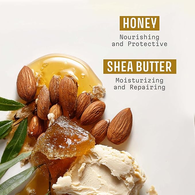 Panier des Sens - Small Hand Cream for Dry Cracked Hands – Honey Mini Hand Lotion for Dry Skin - With Shea Butter and Honey Extract - Hand Care 97% Natural Ingredients - Travel Size 1 floz