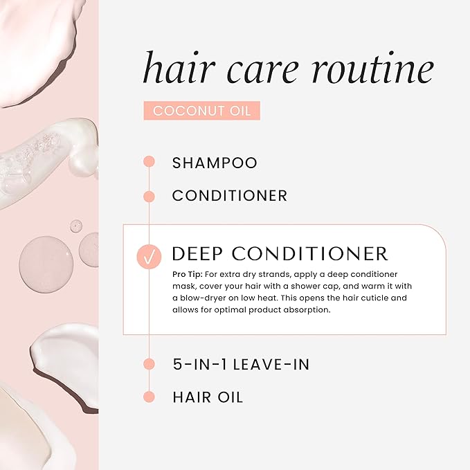 HASK Dry Shampoo Duo (4.3oz-Qty 2) & Deep Conditioner Packette, Aluminum-Free, Sulfate-Free, Paraben-Free, Color Safe, for All Hair Types (Coconut)