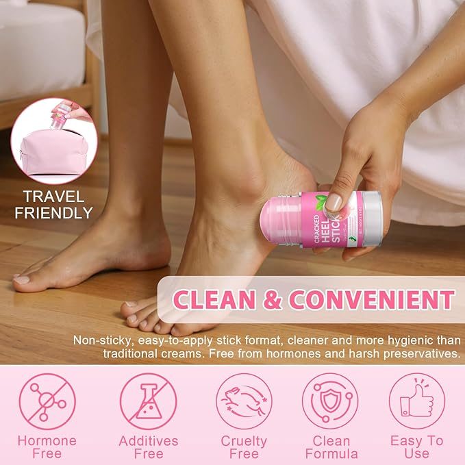 Urea Cream Foot Callus Remover Stick - 60% Urea with 2% Salicylic Acid, Professional Strength Moisturizer for Dry Cracked Feet, Heels, Knees, Elbows & Hands, Callus Removal & Skin Softening Treatment