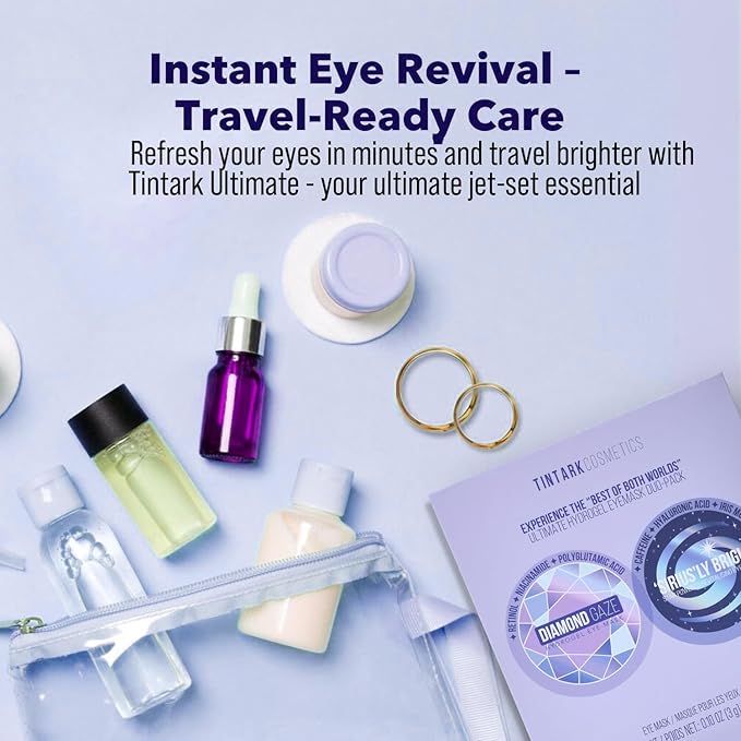 Ultimate Duo-pack Under Eye Patches 28 Pairs, 5-Min Revive Hydrogel Eye Masks with Caffeine Retinol Niacinamide to Reduce Dark Circles Puffiness Wrinkles, Refresh Tired Eyes, Bridesmaid Women Gifts