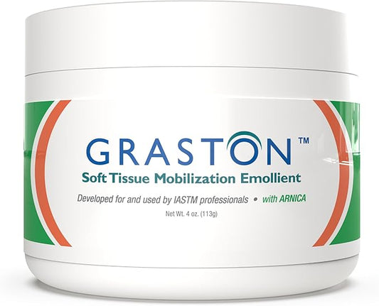 Graston Technique Arnica Soft Tissue Emollient - 4oz Jar Pro-Grade Therapy Cream for IASTM, Massage, Relief and Recovery, 1-Pack