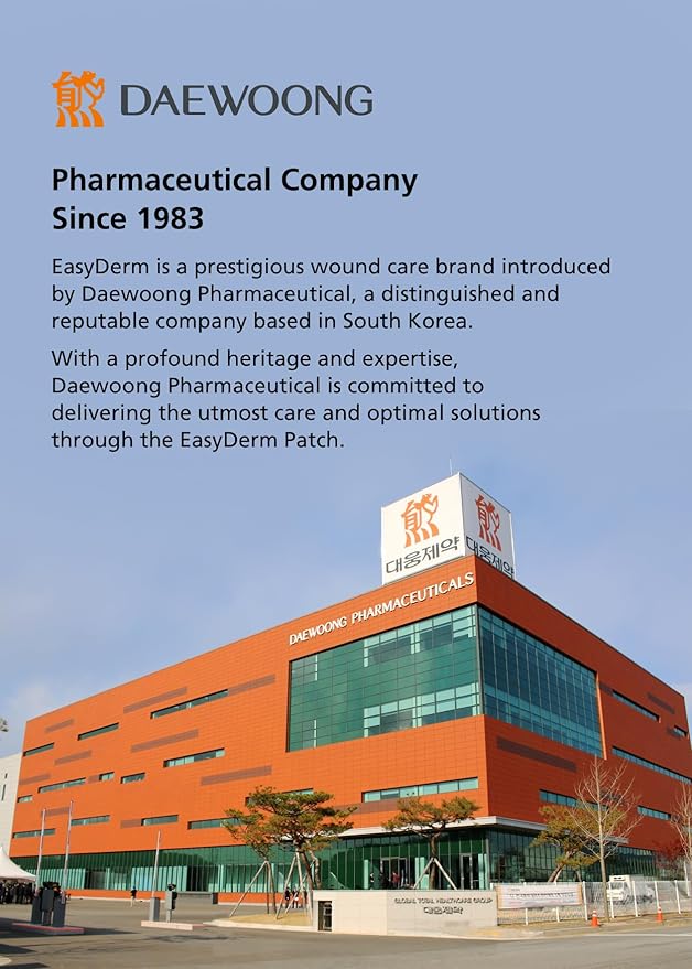 EasyDerm Beauty Patch(84 Counts) - 100% Hydrocolloid Pimple Patch for Zit Spot Care, K-beauty, Daewoong Pharmaceutical, Korean Acne Patches Stocking Stuffer Holiday Gift