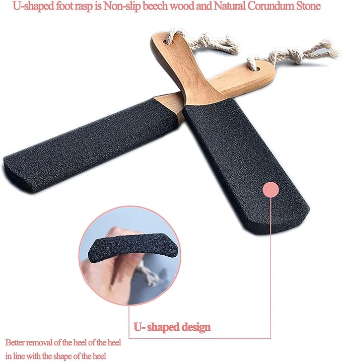 Best Foot Care Pedicure, Foot File Pumice Stone to Remove Hard Skin, Professional Pedicure Supplies Callus Remove Cracked Heels, Dead Skin, Corn, Scraper File Foot Care Foot Rasp for Men / Women…