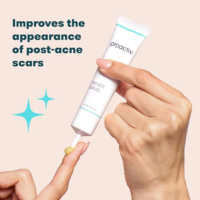 Proactiv Post Acne Scar Gel, Bakuchiol & Vitamin E Face Treatment for Smoothing Skin Texture, Reducing Scars & Enlarged Pores, 1 Oz