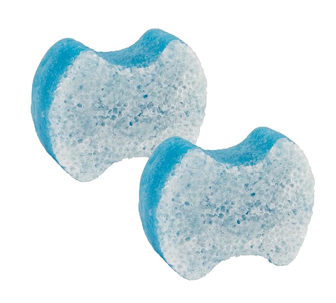 Spongeables Pedi Scrub Foot Exfoliating 20+ Wash Sponge, Clean & Fresh, 2 Count
