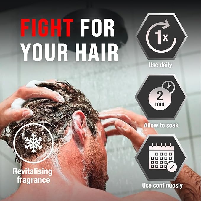 Alpecin C1 Caffeine Shampoo, 8.45 fl oz, Cleanses the Scalp to Promote Natural Hair Growth, Leaves Hair Feeling Thicker and Stronger